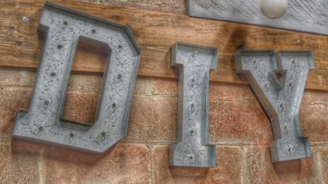 DIYの文字